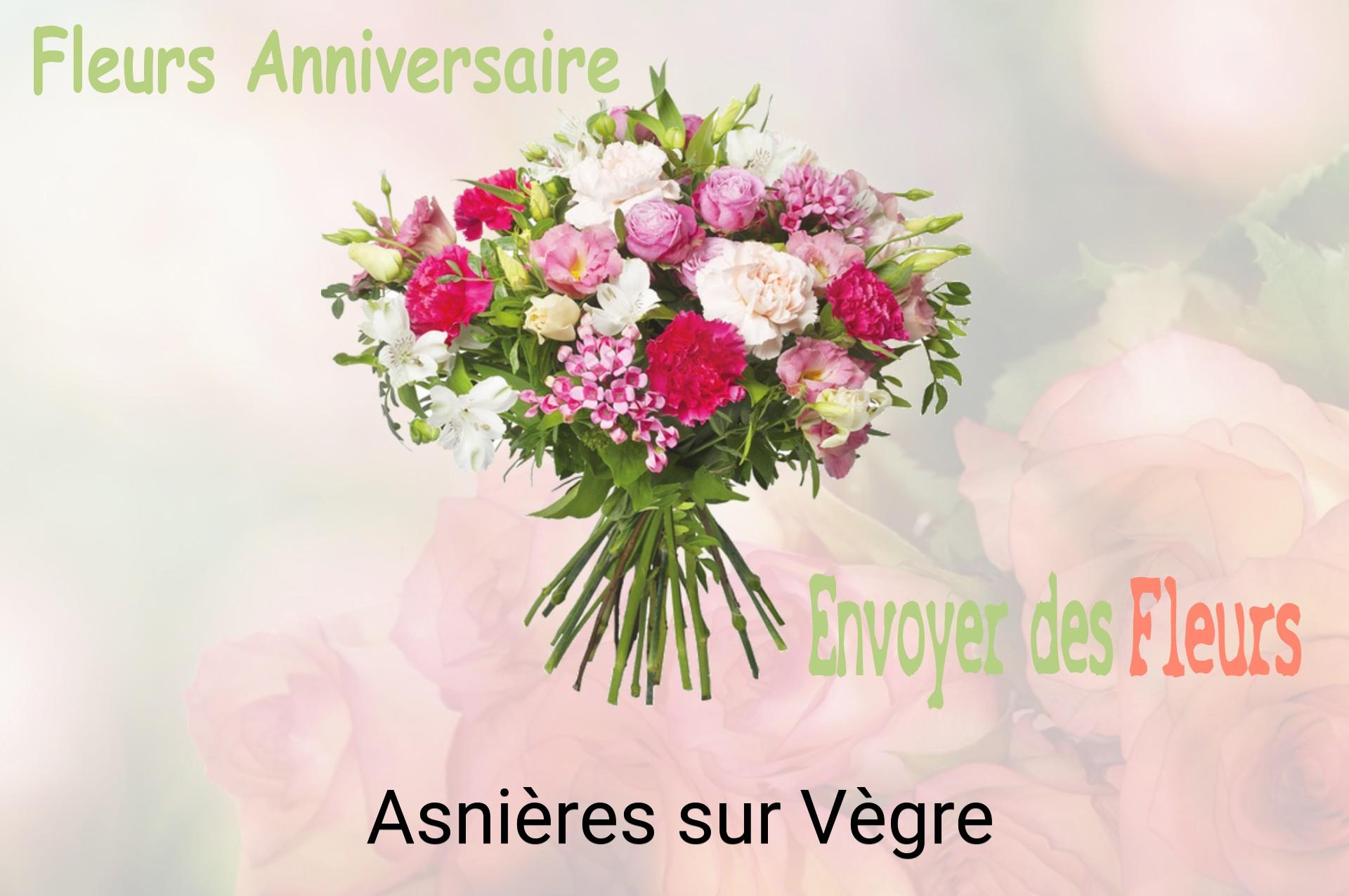 Bouquet de fleurs d’anniversaire livré à Asnières-sur-Vègre